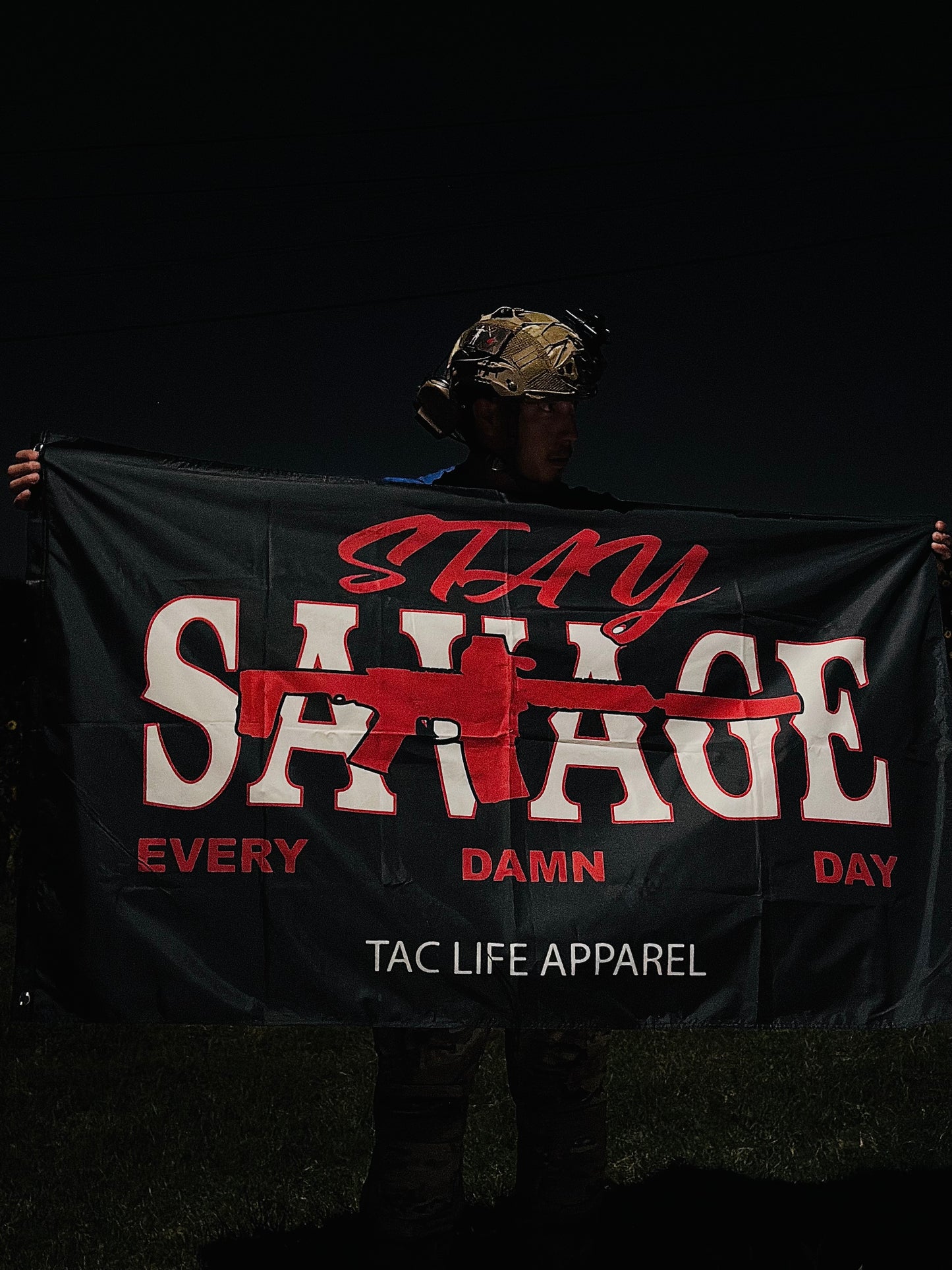 STAY SAVAGE FLAG