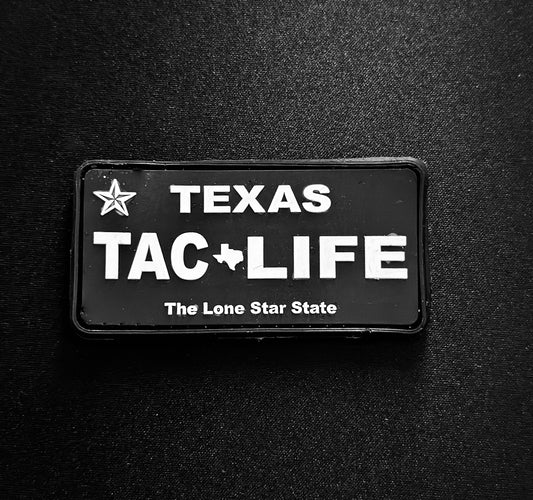 TAC LIFE license plate patch