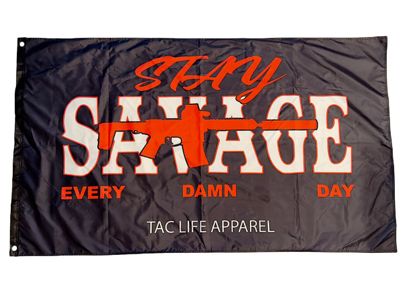 STAY SAVAGE FLAG