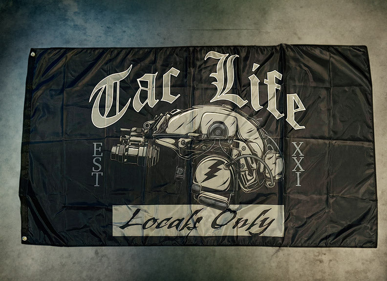 Tac Life LOCALS ONLY flag