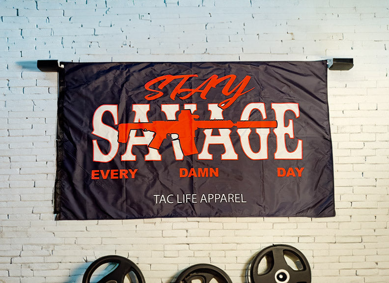 STAY SAVAGE FLAG