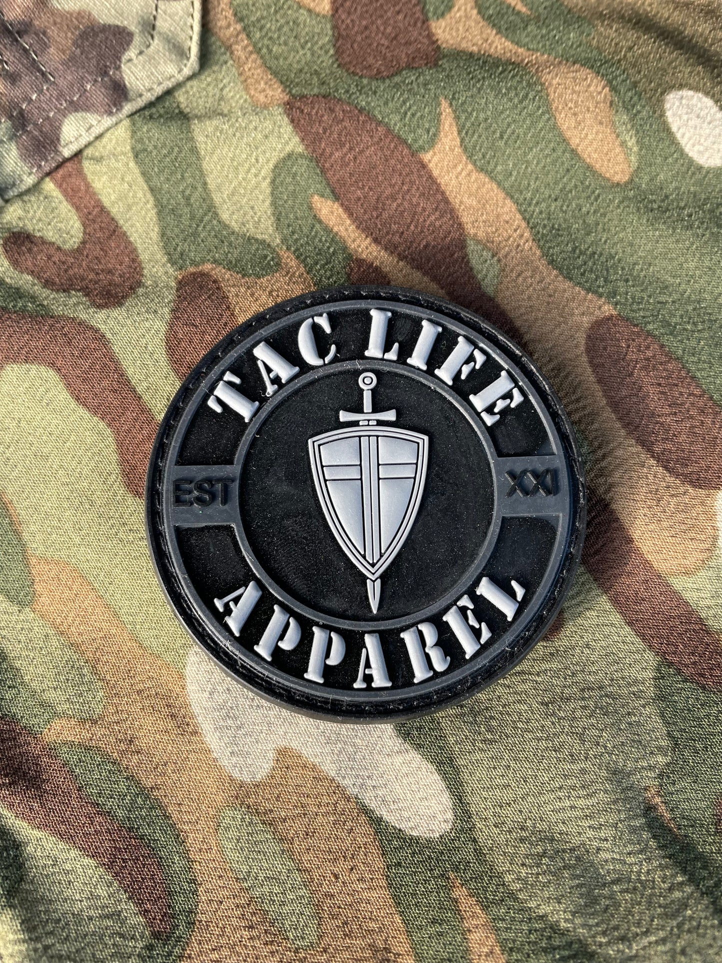 Tac Life PVC Velcro patch