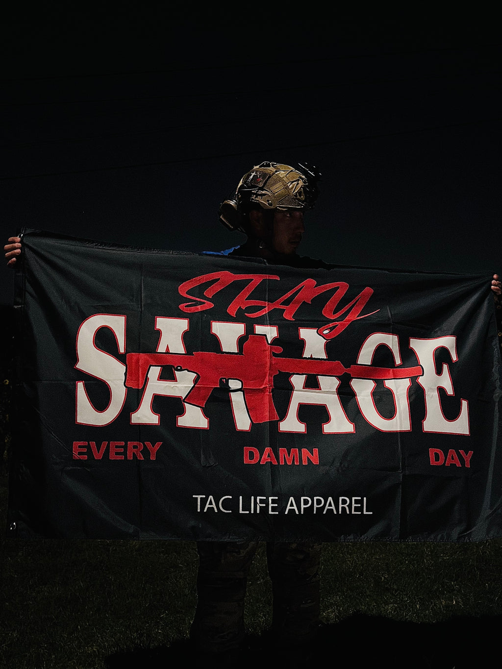 STAY SAVAGE FLAG