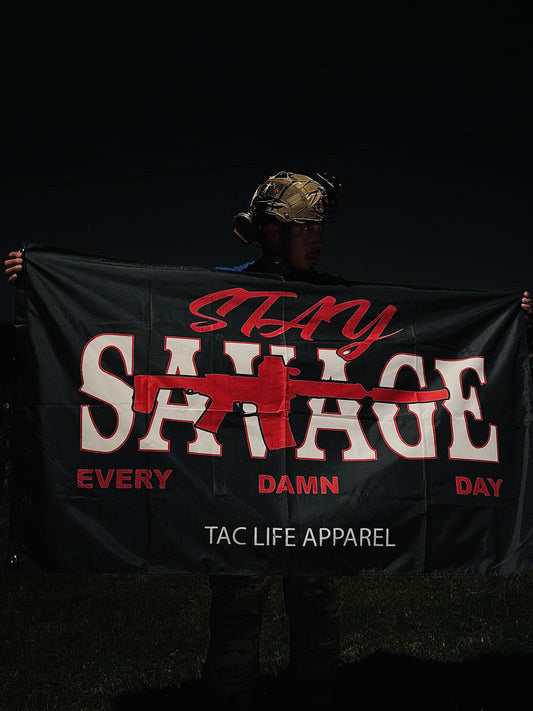 STAY SAVAGE FLAG