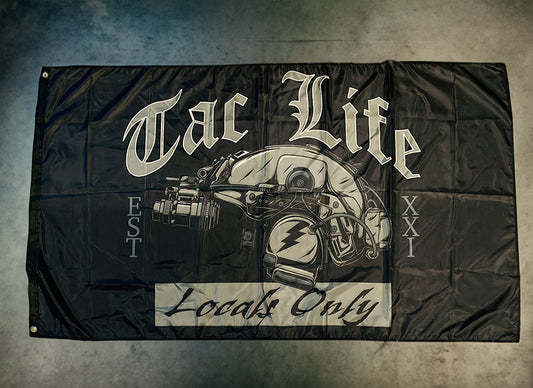 Tac Life LOCALS ONLY flag