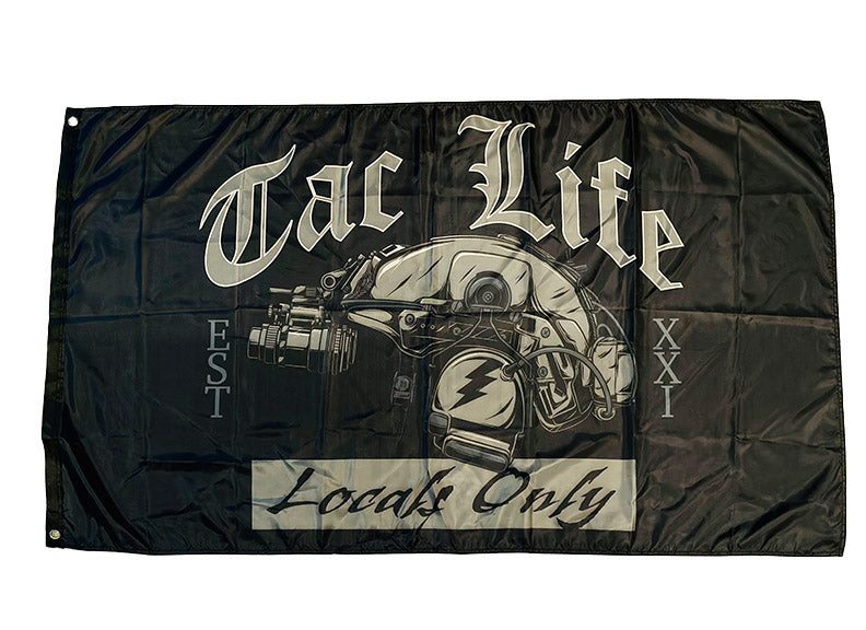 Tac Life LOCALS ONLY flag